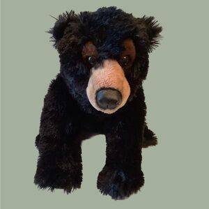 Plush Black Bear Aurora Toy Bear Stuffed Animal